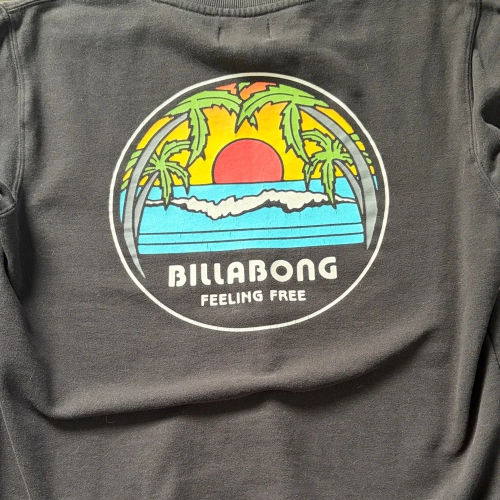 Billabong Black Crewneck - Picture 2 of 6